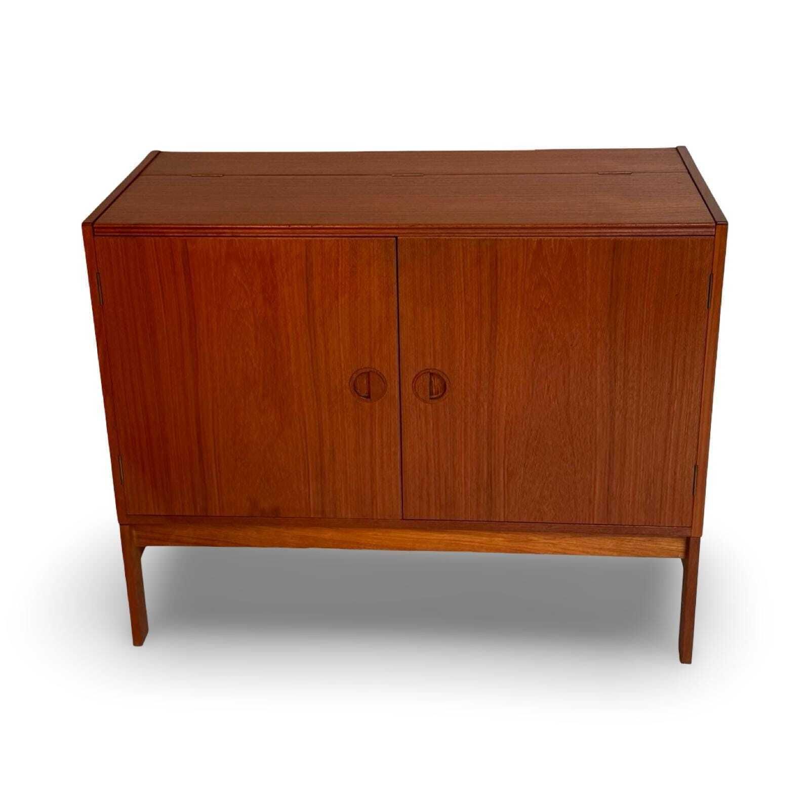 Hg Furniture   Hifi / Stereo Cabinet   Approx. 1960's   Marked   Teak Wood photo for sale