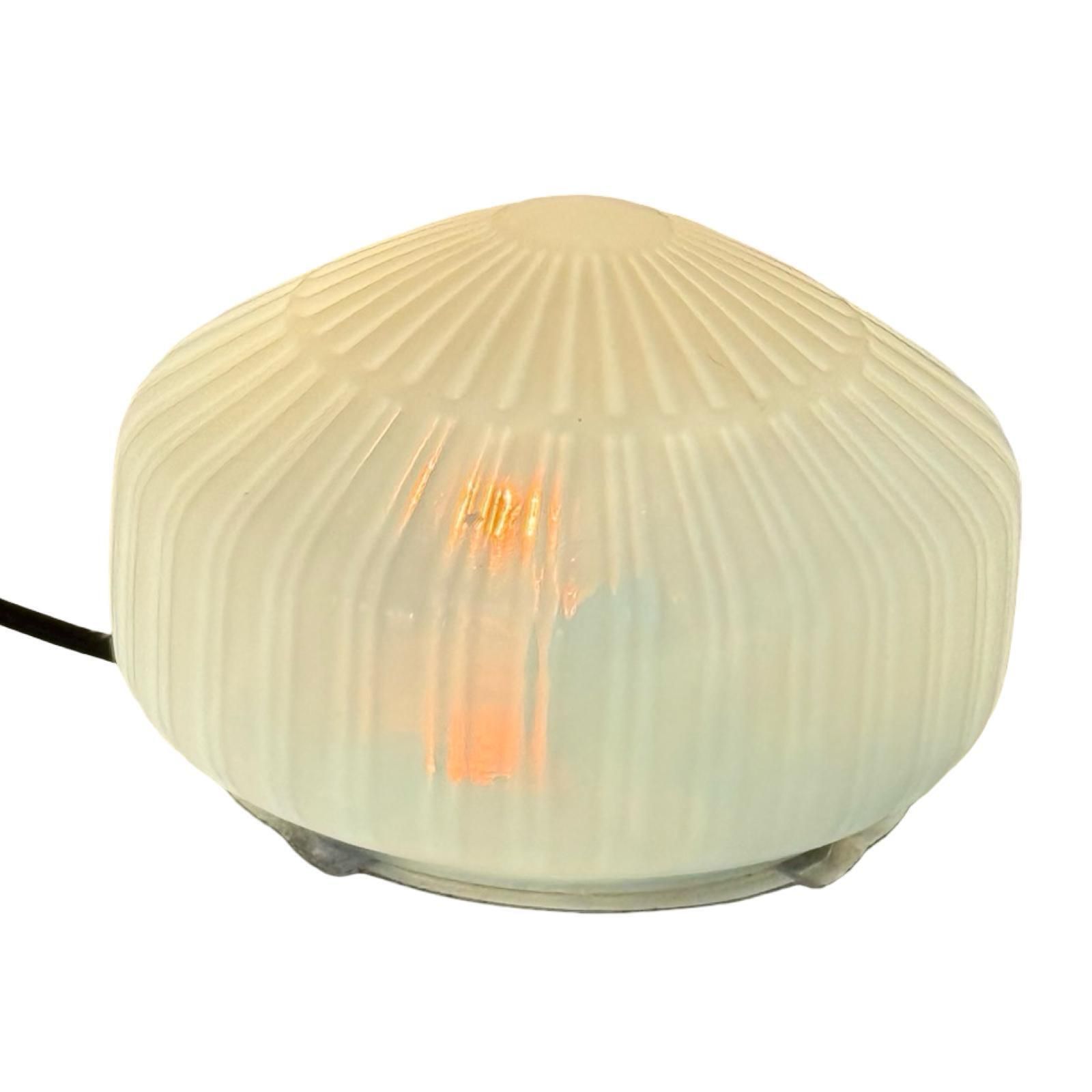 Art Deco (Style)   Ceiling Or Wall Mounted Lamp With Opaline Glass And Metal Mount   Ca. 1960, Czechoslovakia   Multiple In Stock photo for sale