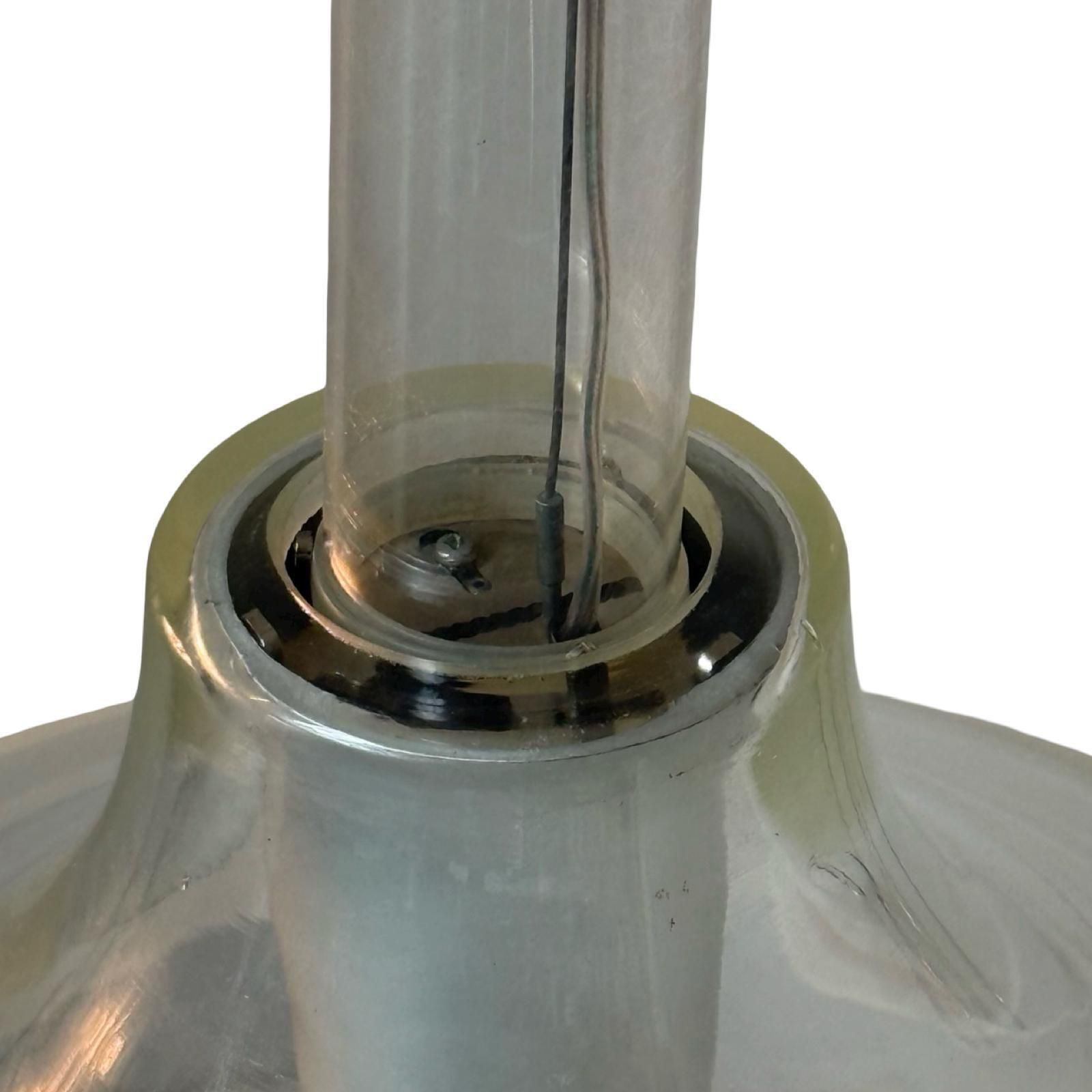 Lighting Michele De Lucchi   Artemide   Pendant Lamp Model 'Aleppo'   42øcm   Fully Original, Marked And Extremely Rare!   Glass photo