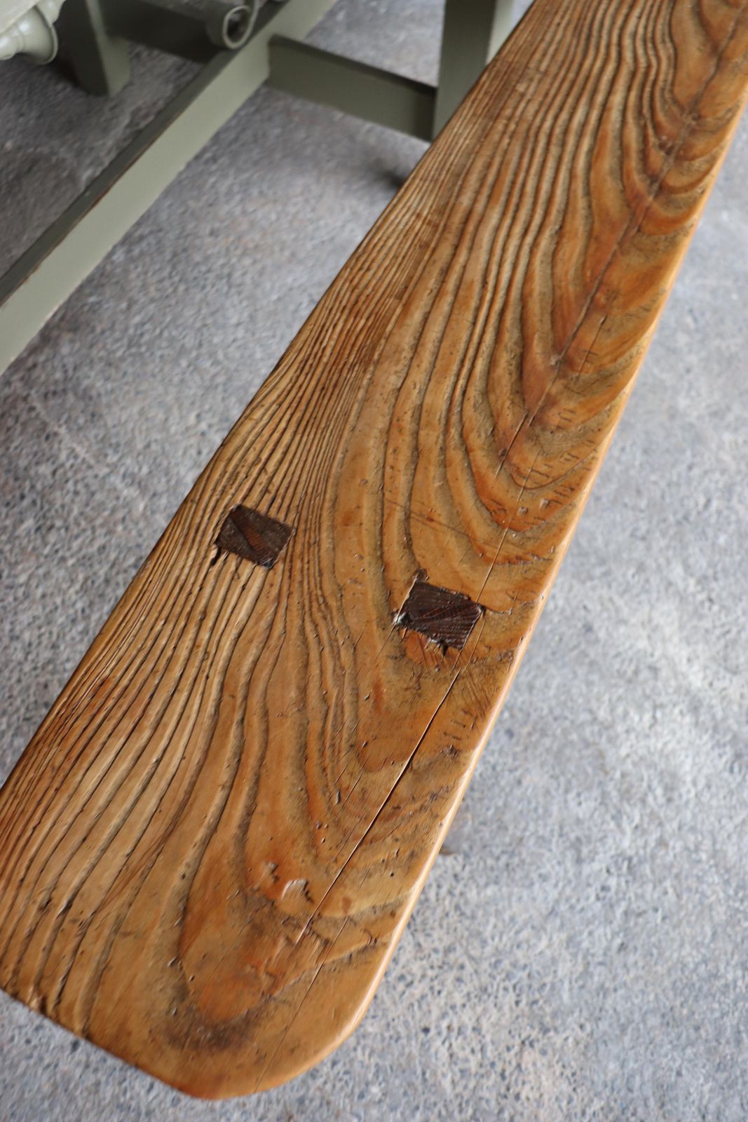 Superb Matching Pair Of Rustic 7ft French Pine Refectory Benches photo 1690.0