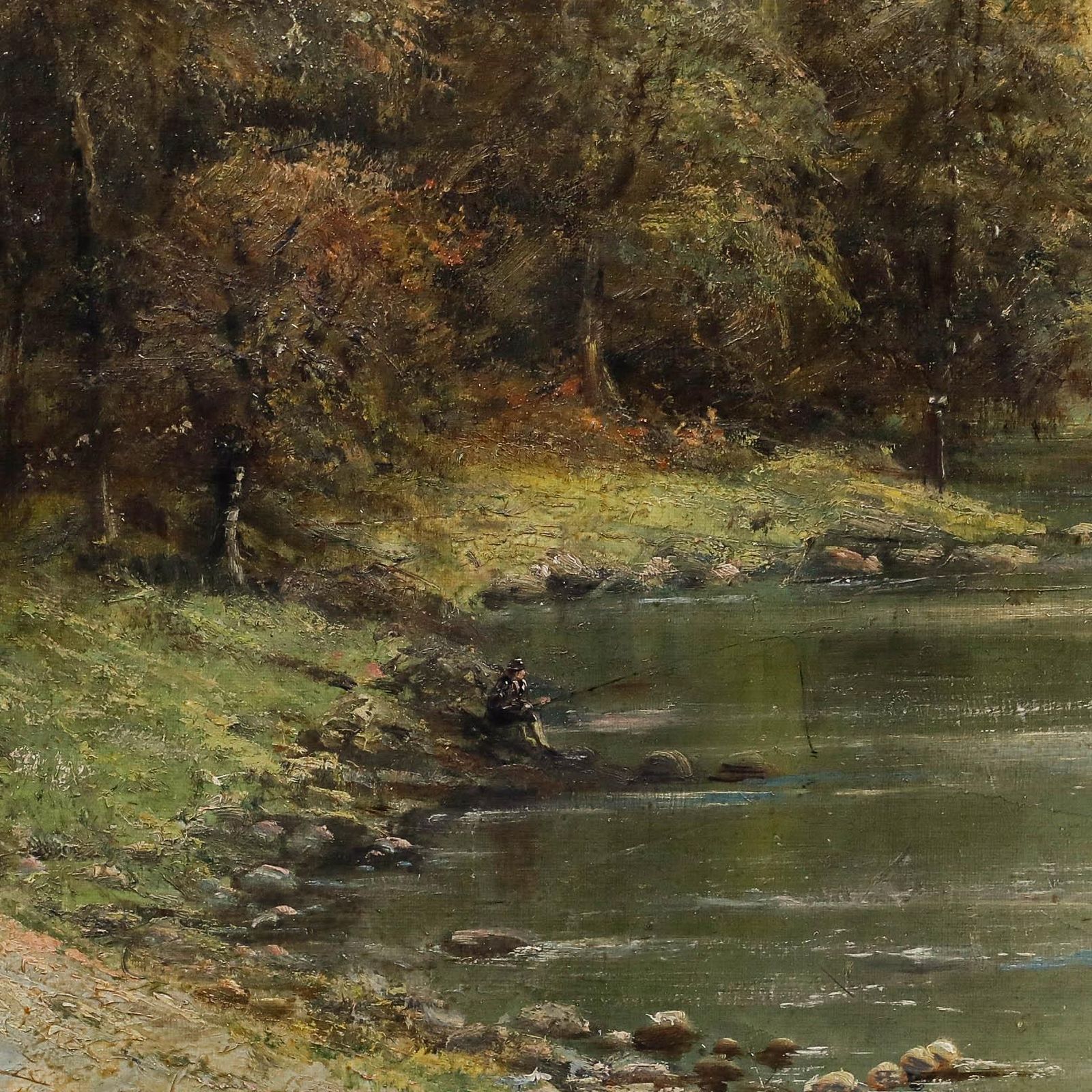 Stanley Wilson Framed Early 20th Century Oil, Near Ben Ledi photo Art