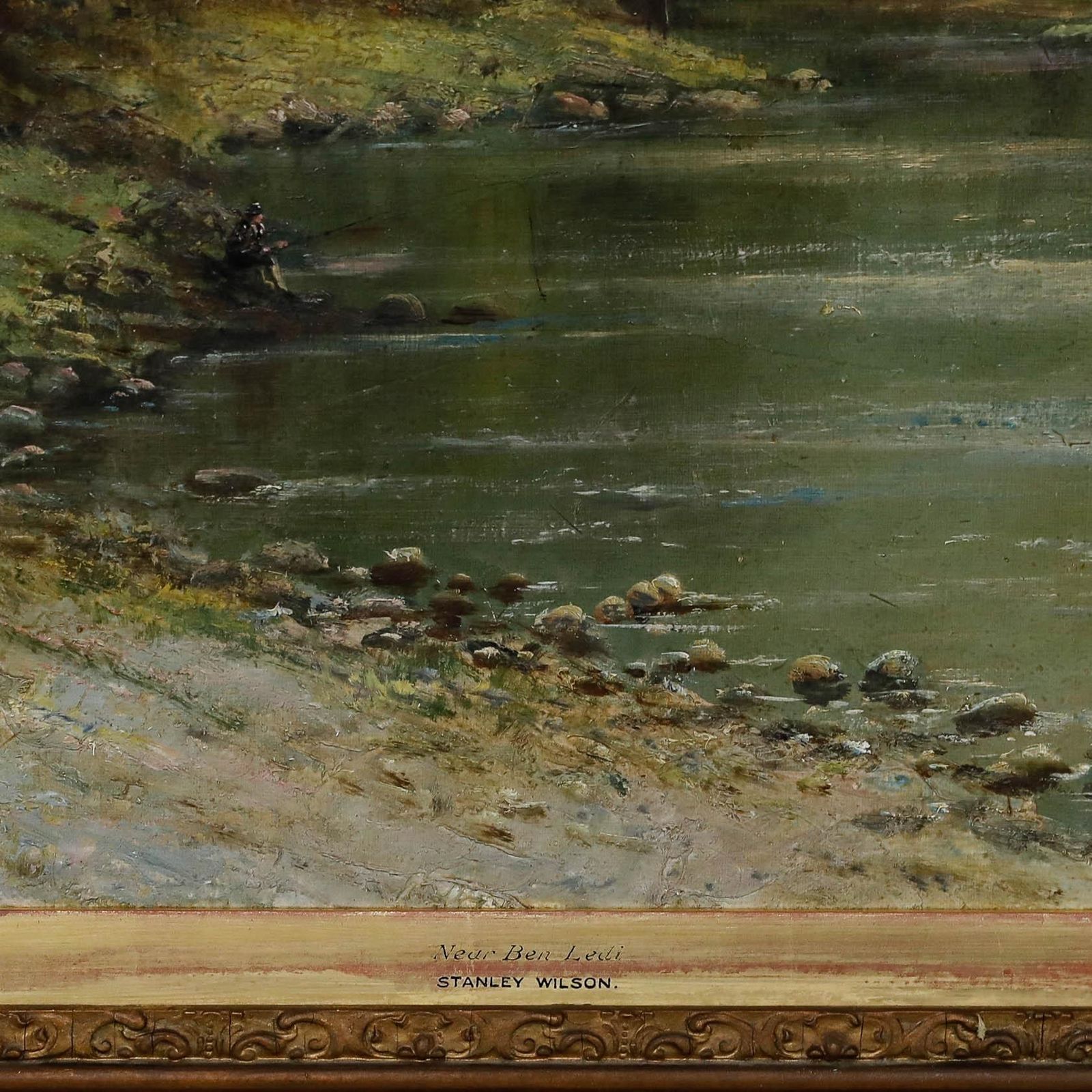 Stanley Wilson Framed Early 20th Century Oil, Near Ben Ledi photo 450.0