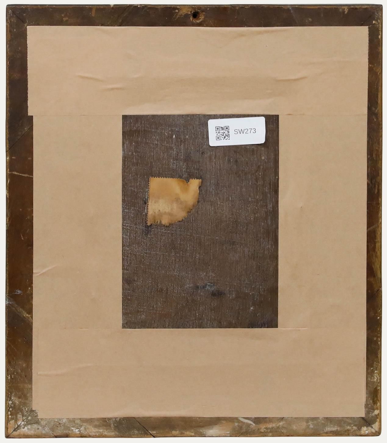 Framed 19th Century Oil Portrait Of A Gentleman In Profile photo Art