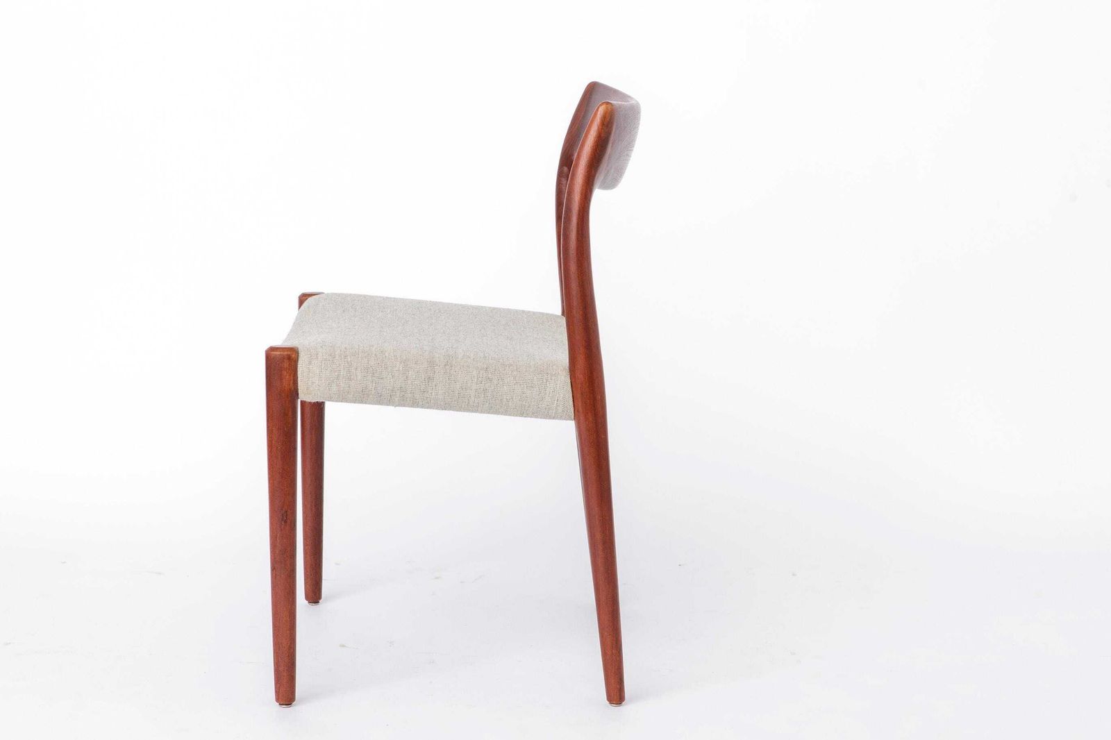 Set Van 4 Niels Otto Møller Model 77 Stoelen, Deense Mid Century Teak Eetkamerstoelen, 1959 Ontwerp, Vintage Set photo buy