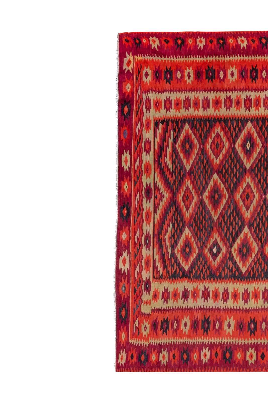 Turkish Sarköy Kilim Rug   9'9'' X 11'5'' photo for sale