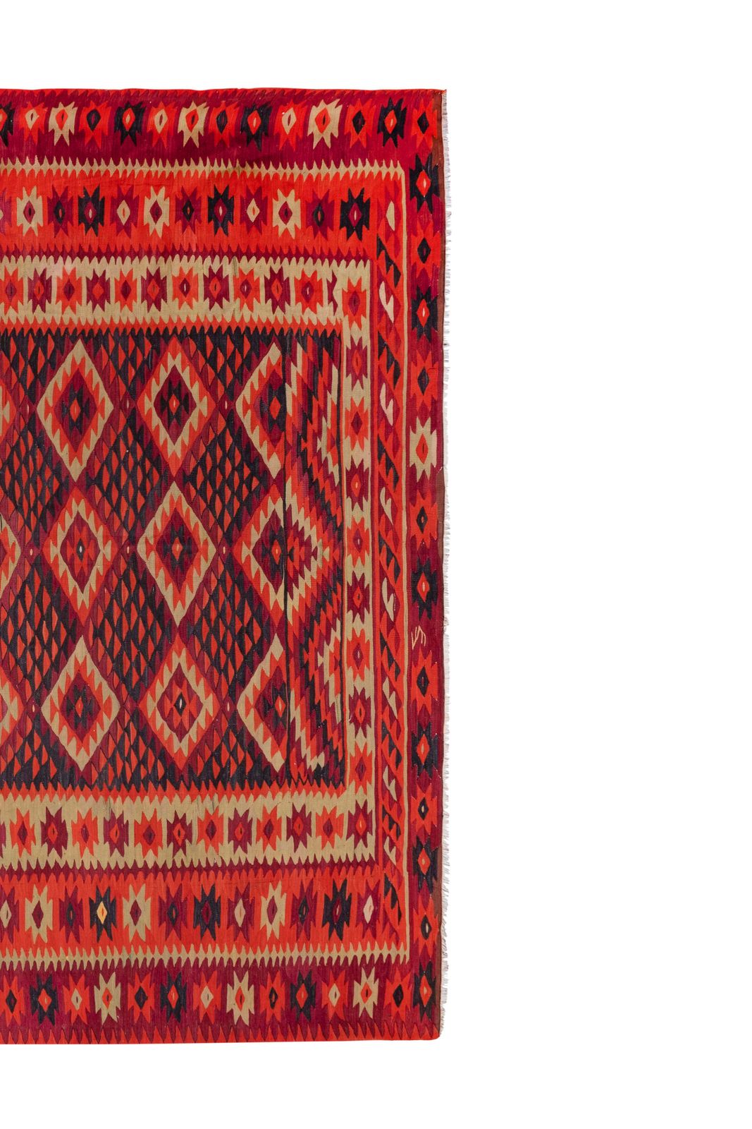 Turkish Sarköy Kilim Rug   9'9'' X 11'5'' photo Textiles