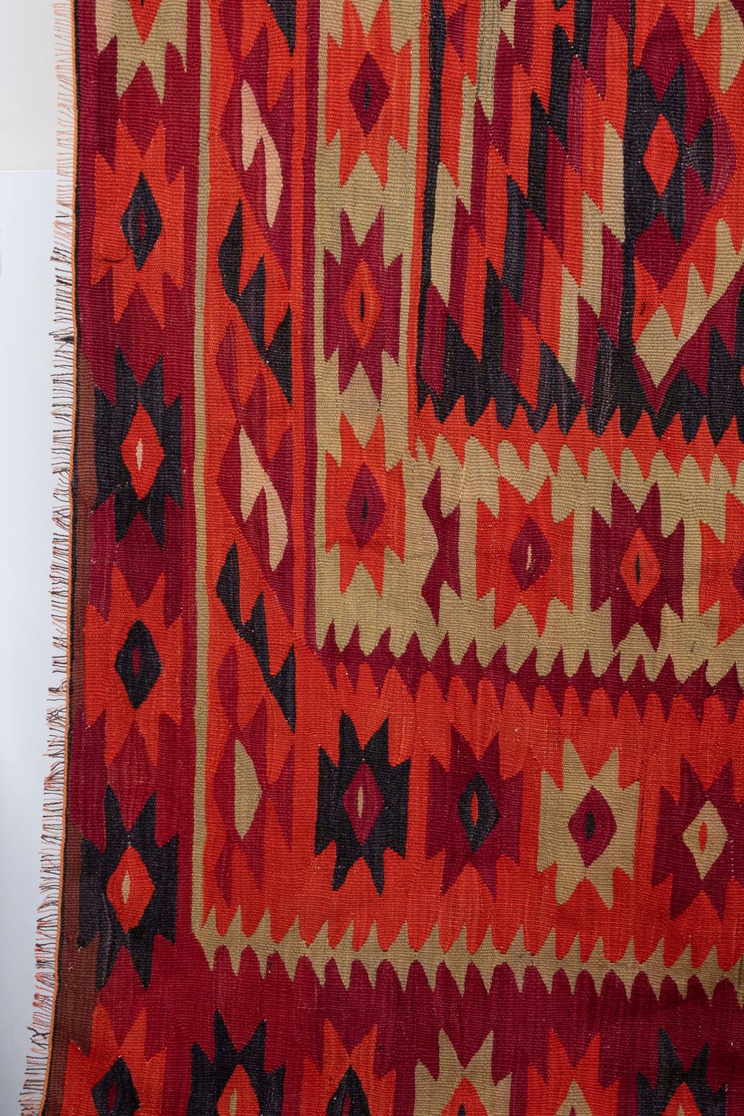 photo furniture Turkish Sarköy Kilim Rug   9'9'' X 11'5''