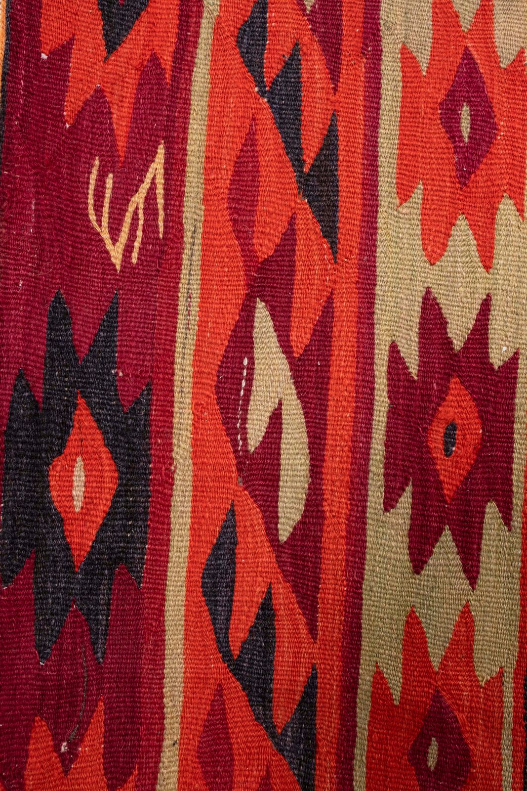 Textiles Turkish Sarköy Kilim Rug   9'9'' X 11'5'' photo