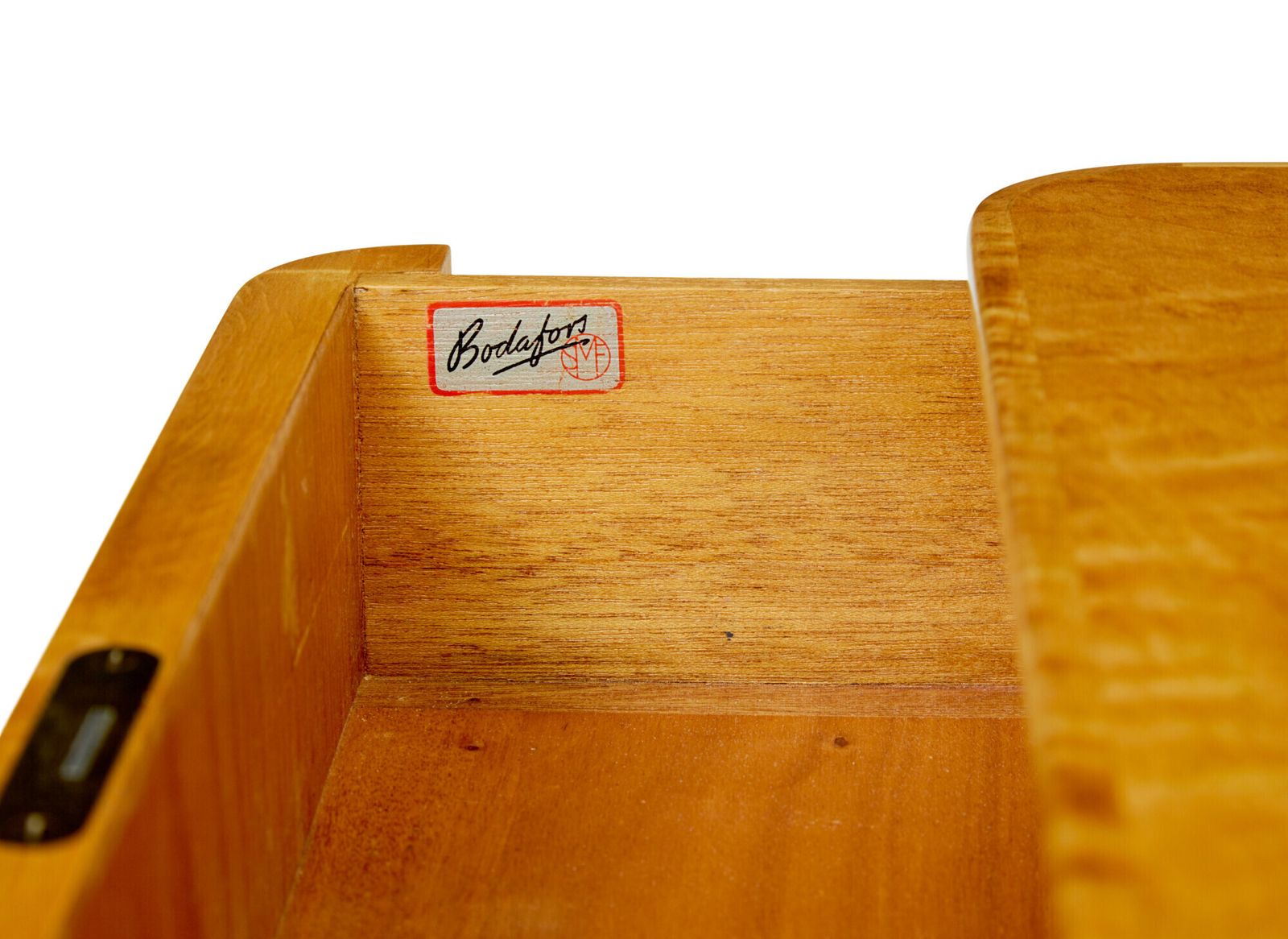 Small Mid Century Swedish Birch Chest Of Drawers By Bodafors photo vintage