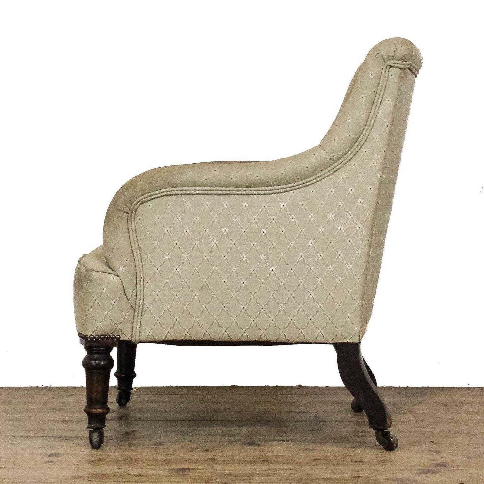 Antique Upholstered Armchair | Antique Armchair | Antique Seating | Victorian Antiques | Victorian Armchair (M 6775a) photo Furniture