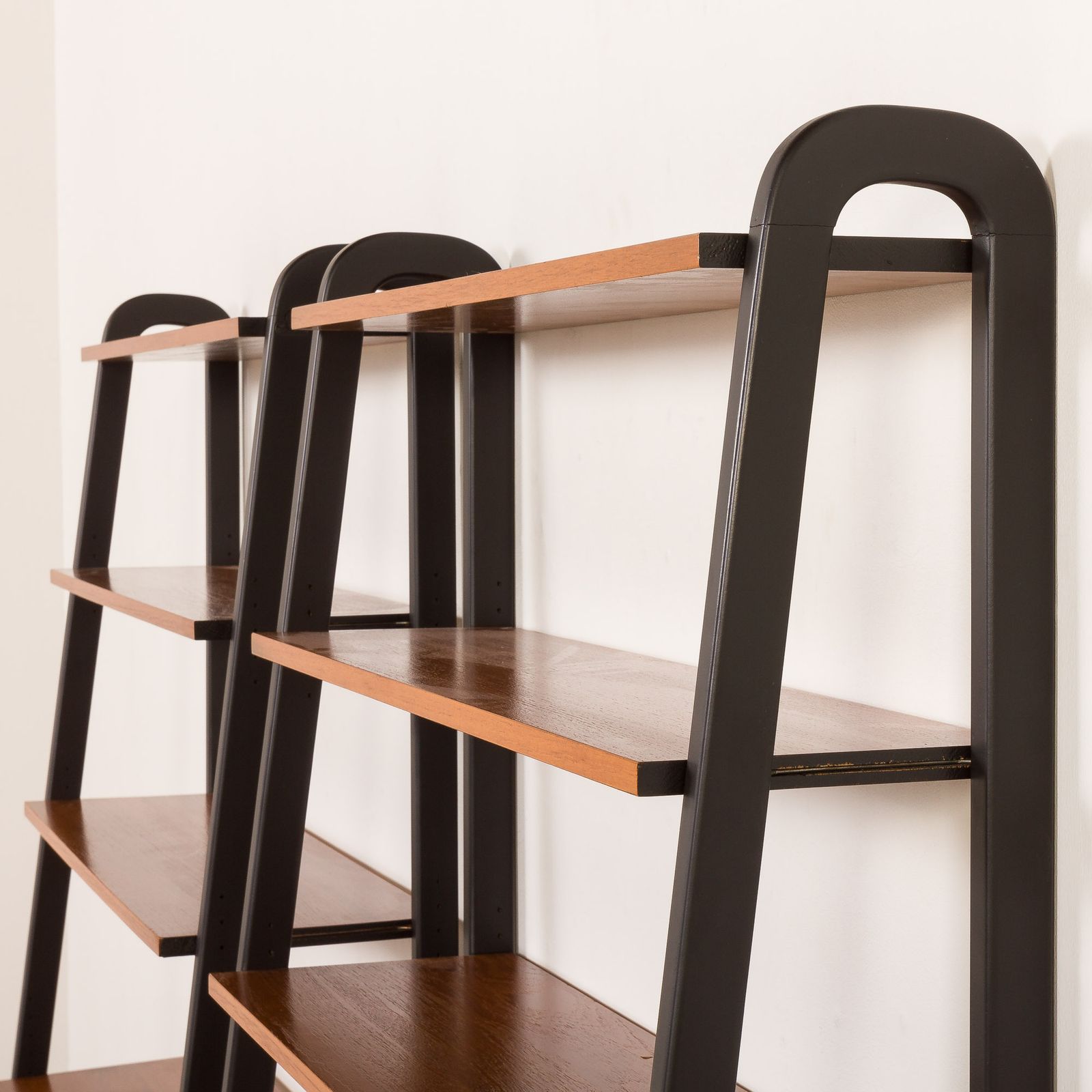 2311.0 Mid Century Free Standing Two Parts Wall Unit By Brantorps, Sweden 1960s photo