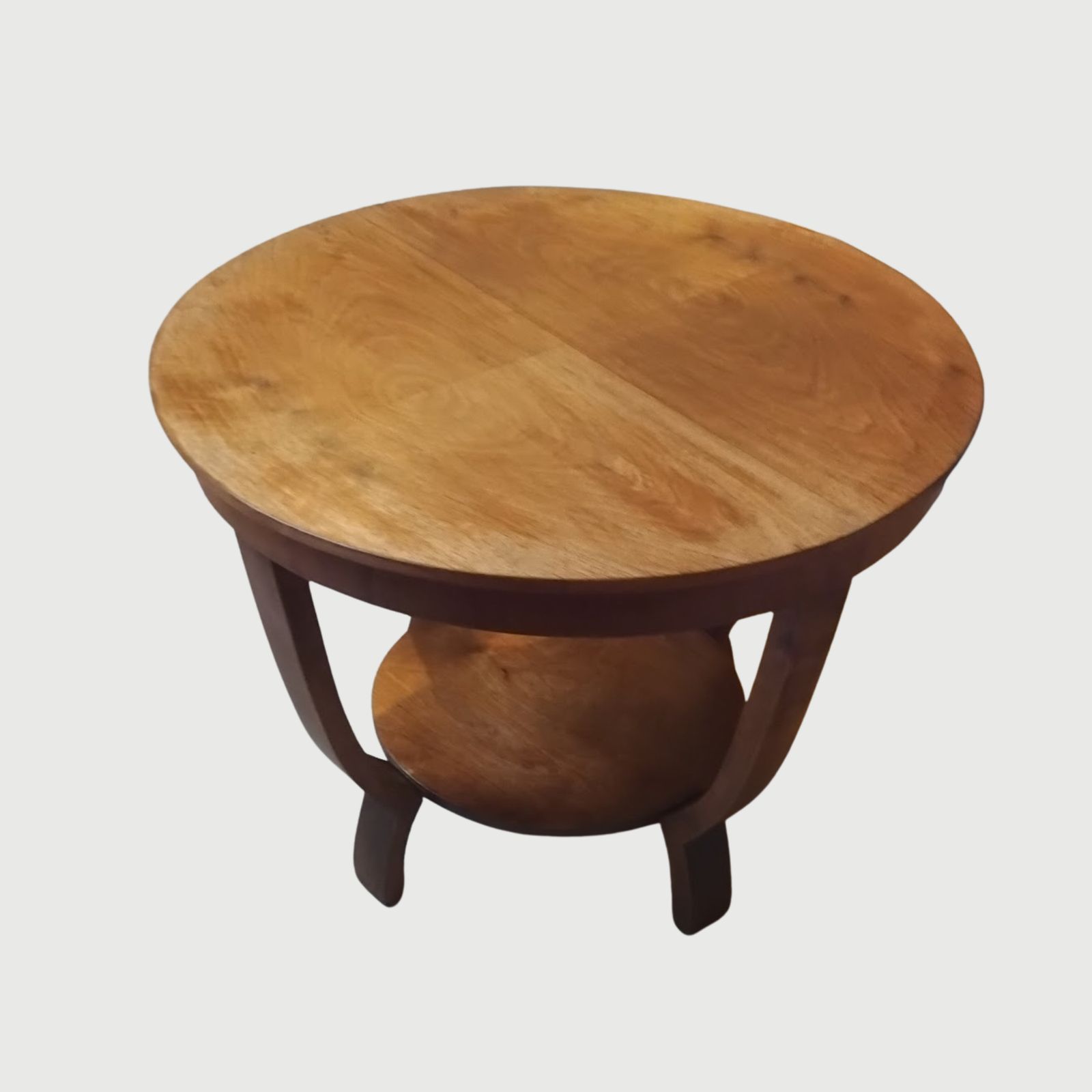1930s Art Deco Walnut Table – Rare Restoration Project photo for sale