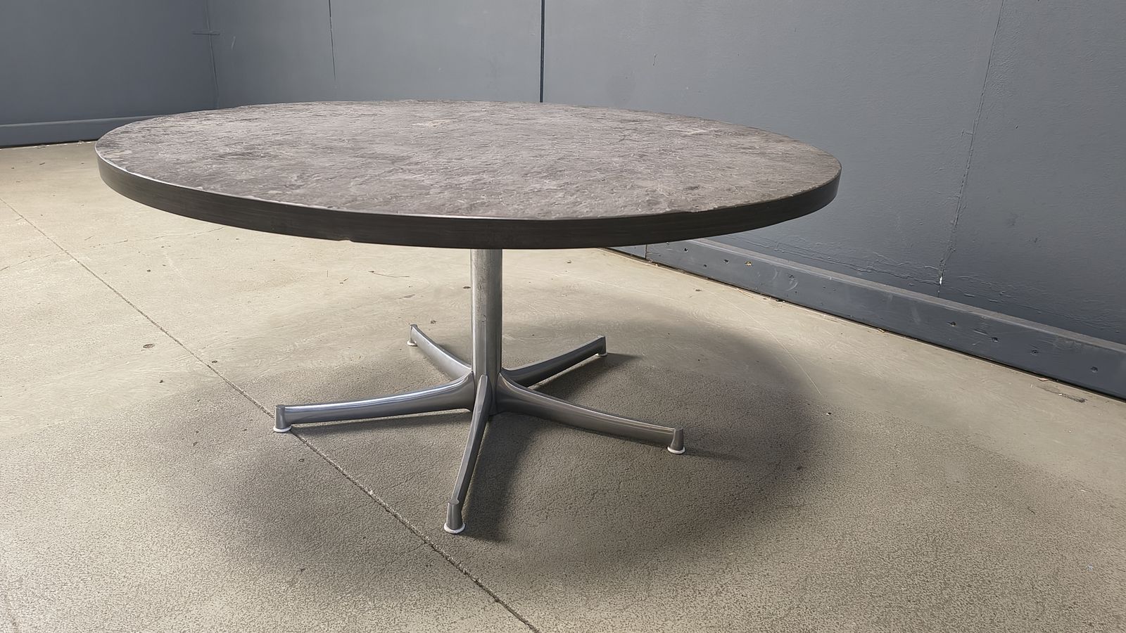 Vintage Slate Coffee Table By Walter Knoll, 1960s photo for sale