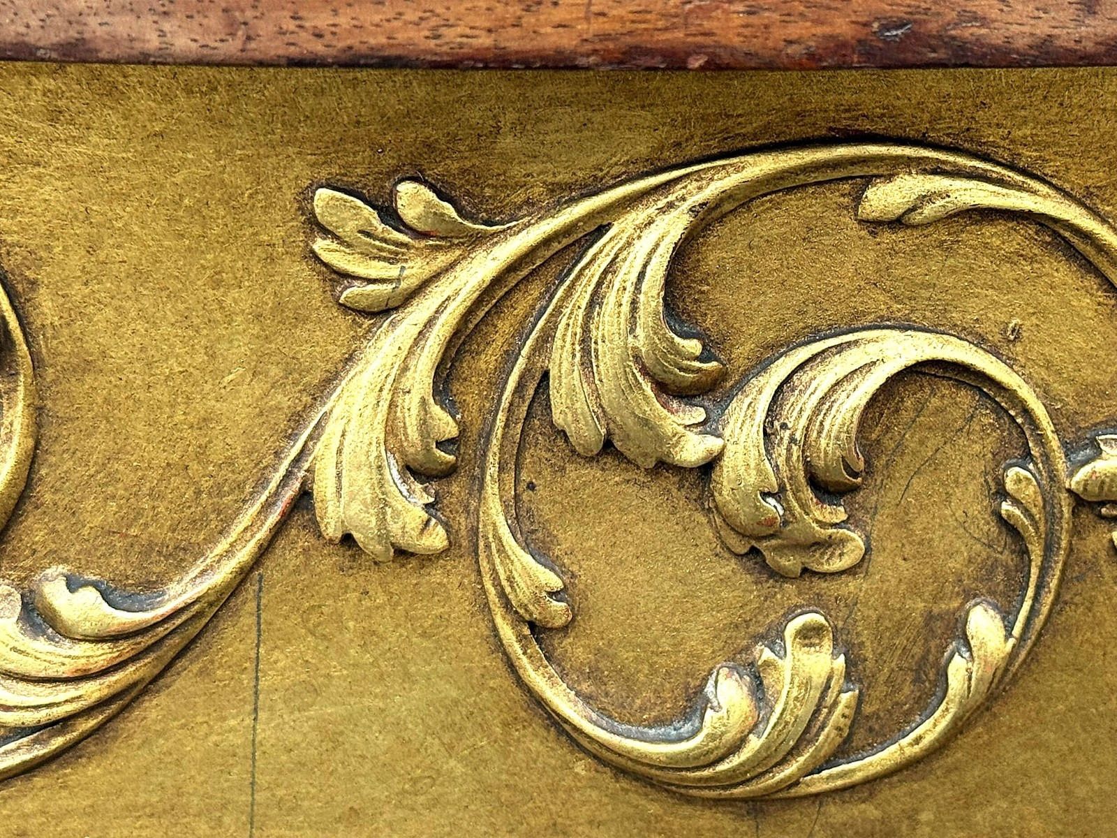 Furniture A Mahogany And Gilt Decorated Console Table In The Adams Style photo