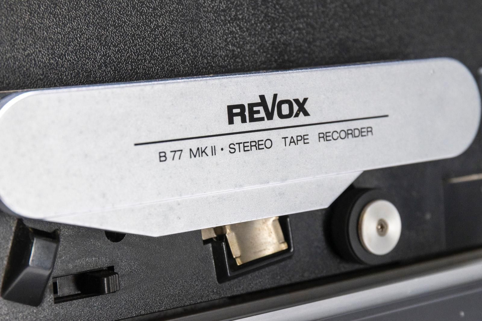 Reel To Reel Bandrecorder B77 Mk II, Revox, Jaren 1980, Zwitserland photo for sale