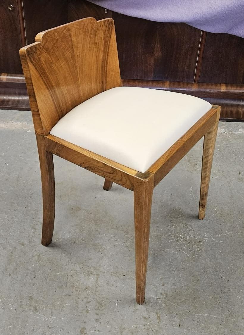 Art Deco Bedroom Chair Newly Upholstered photo Furniture