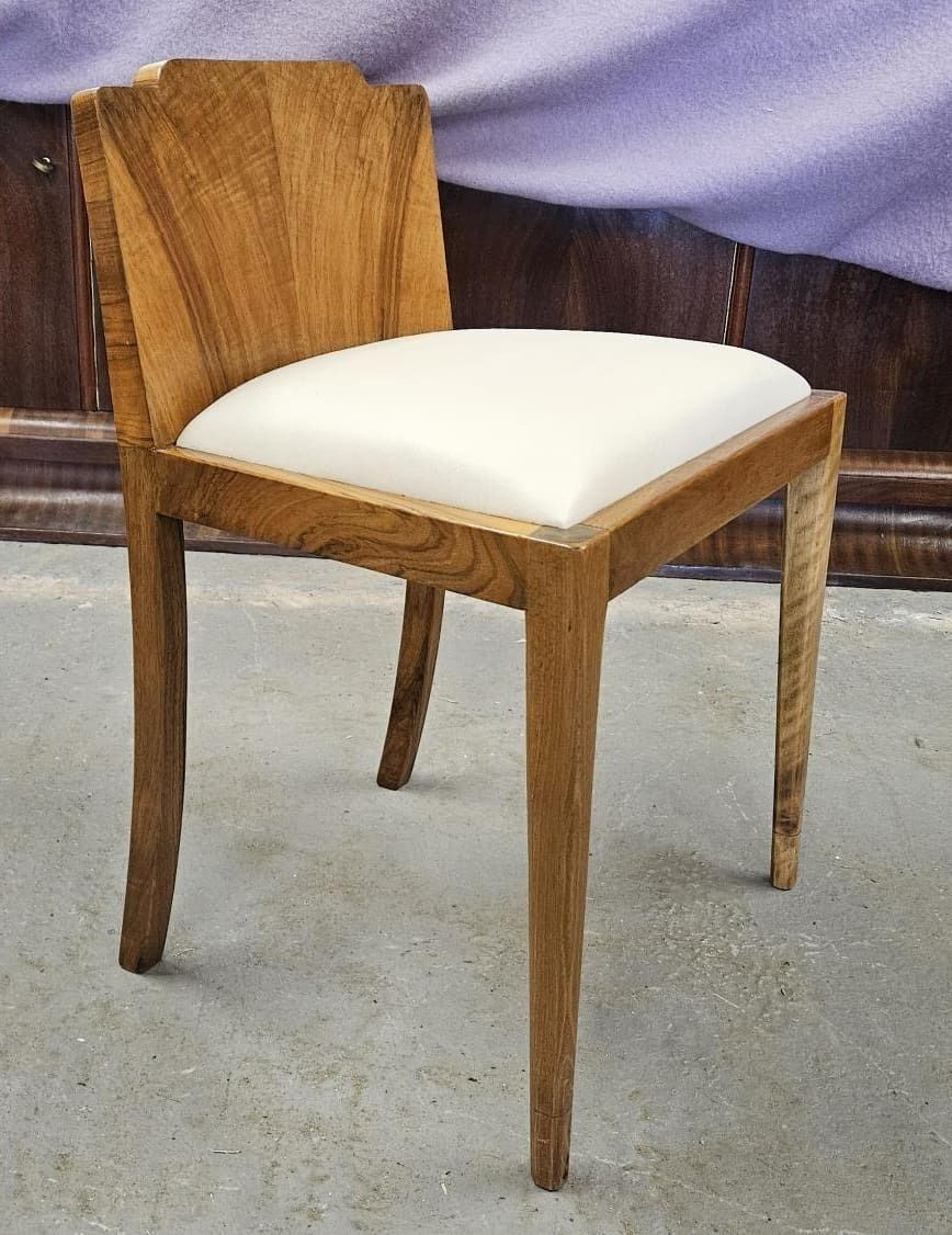 Art Deco Bedroom Chair Newly Upholstered photo 750.0