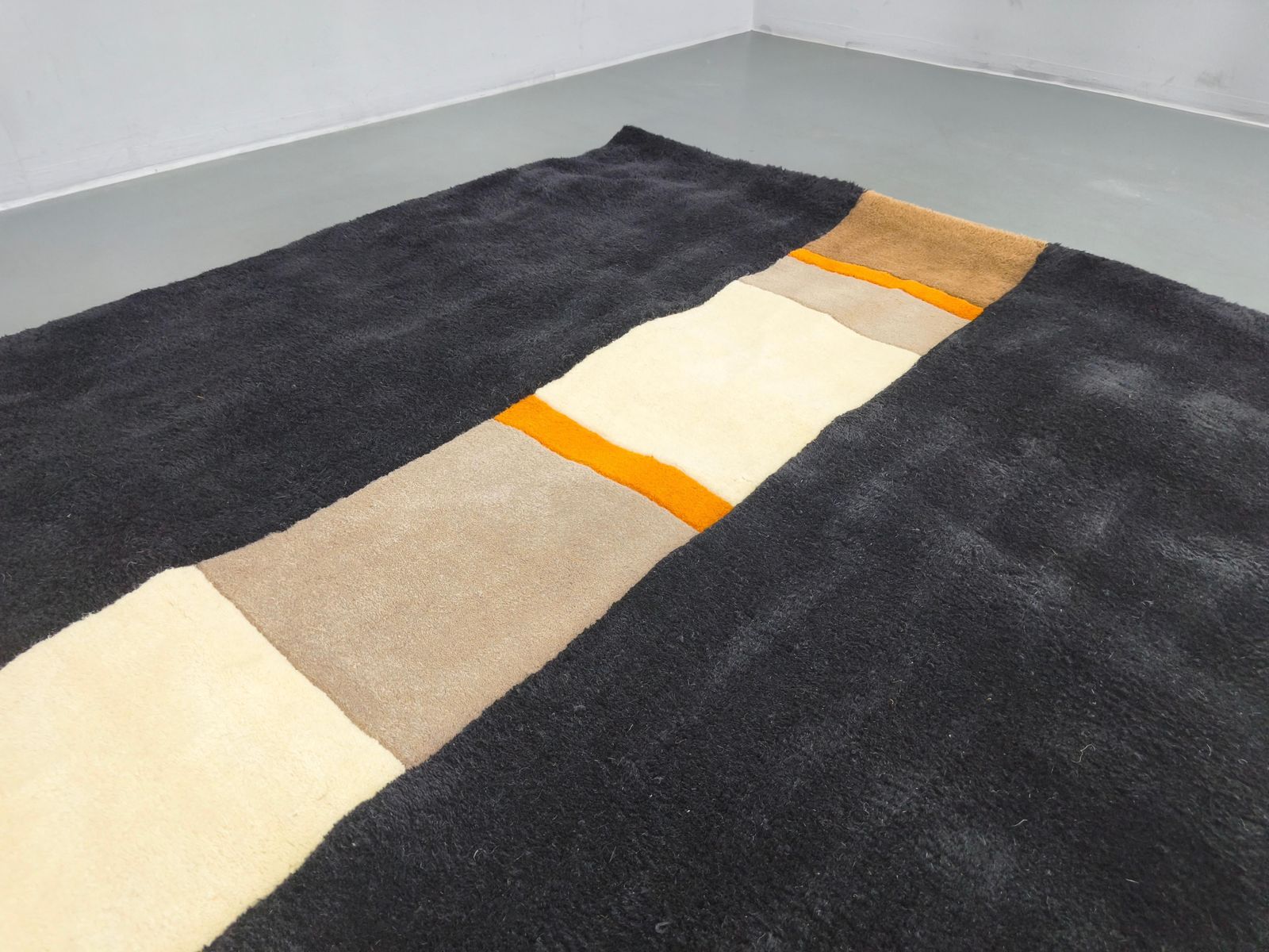 Danish Hand Tufted Wool Rug By C. Olesen, Graphic Design, 1990s photo 1199.0