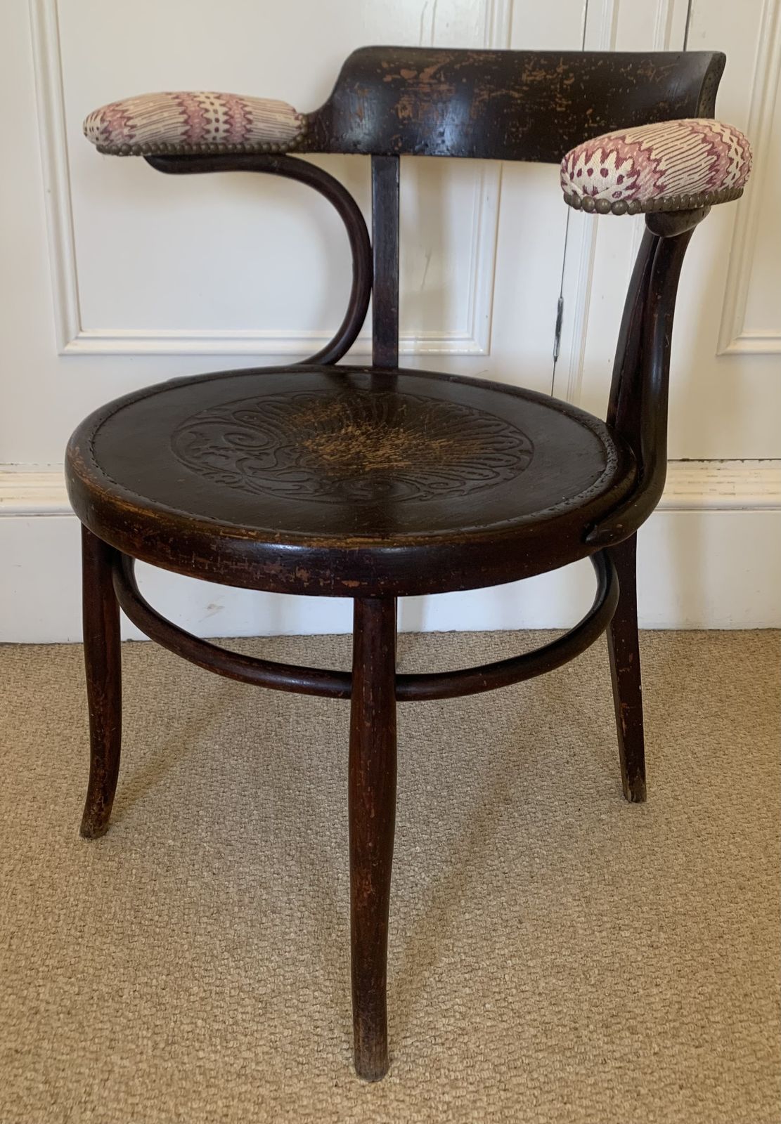 Viennese Bentwood Armchair, Art Nouveau C.1900 photo Furniture