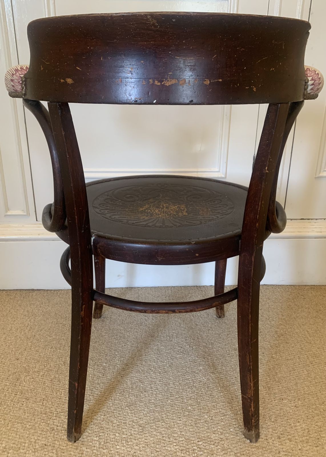 Viennese Bentwood Armchair, Art Nouveau C.1900 photo 310.0