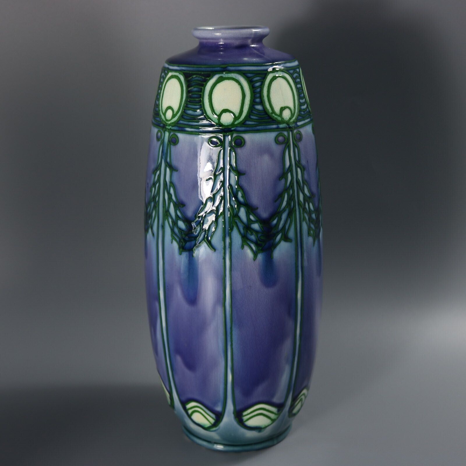 Pair Of Minton Secessionist Purple No.1 Vases photo 1550.0