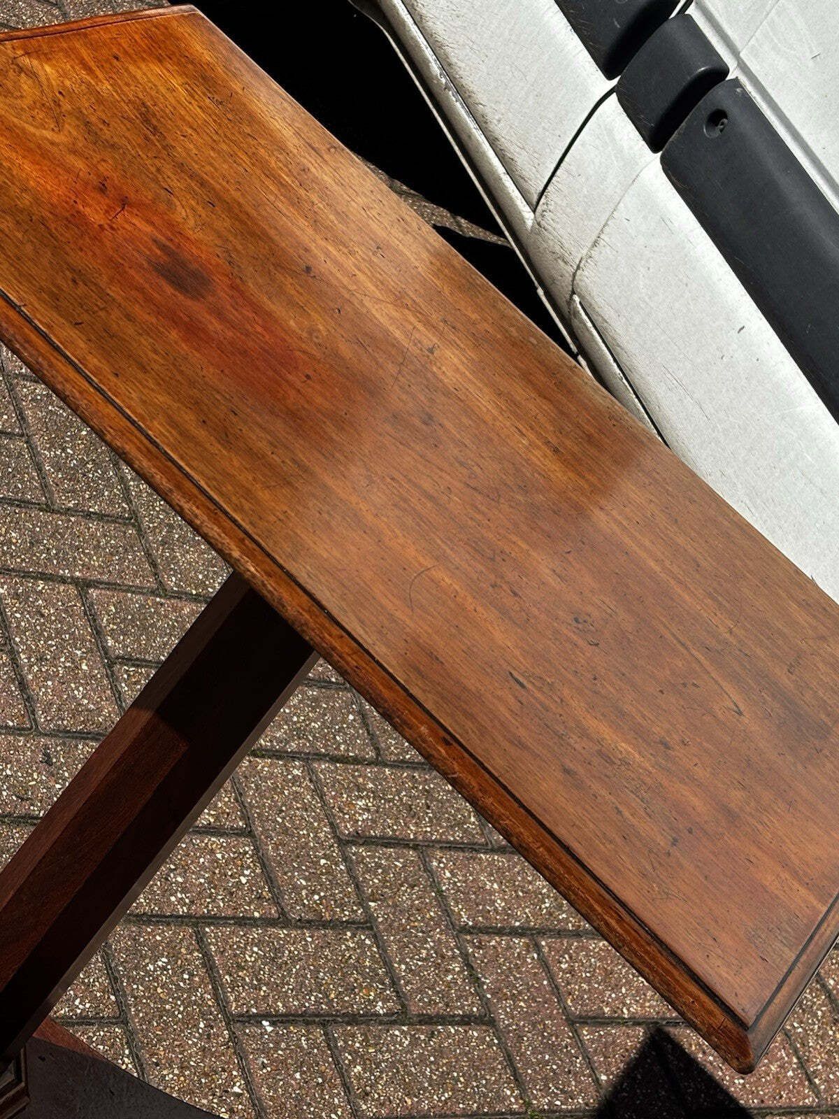 Antique William IV Mahogany Tilt Top Lamp Table/Side Table photo buy