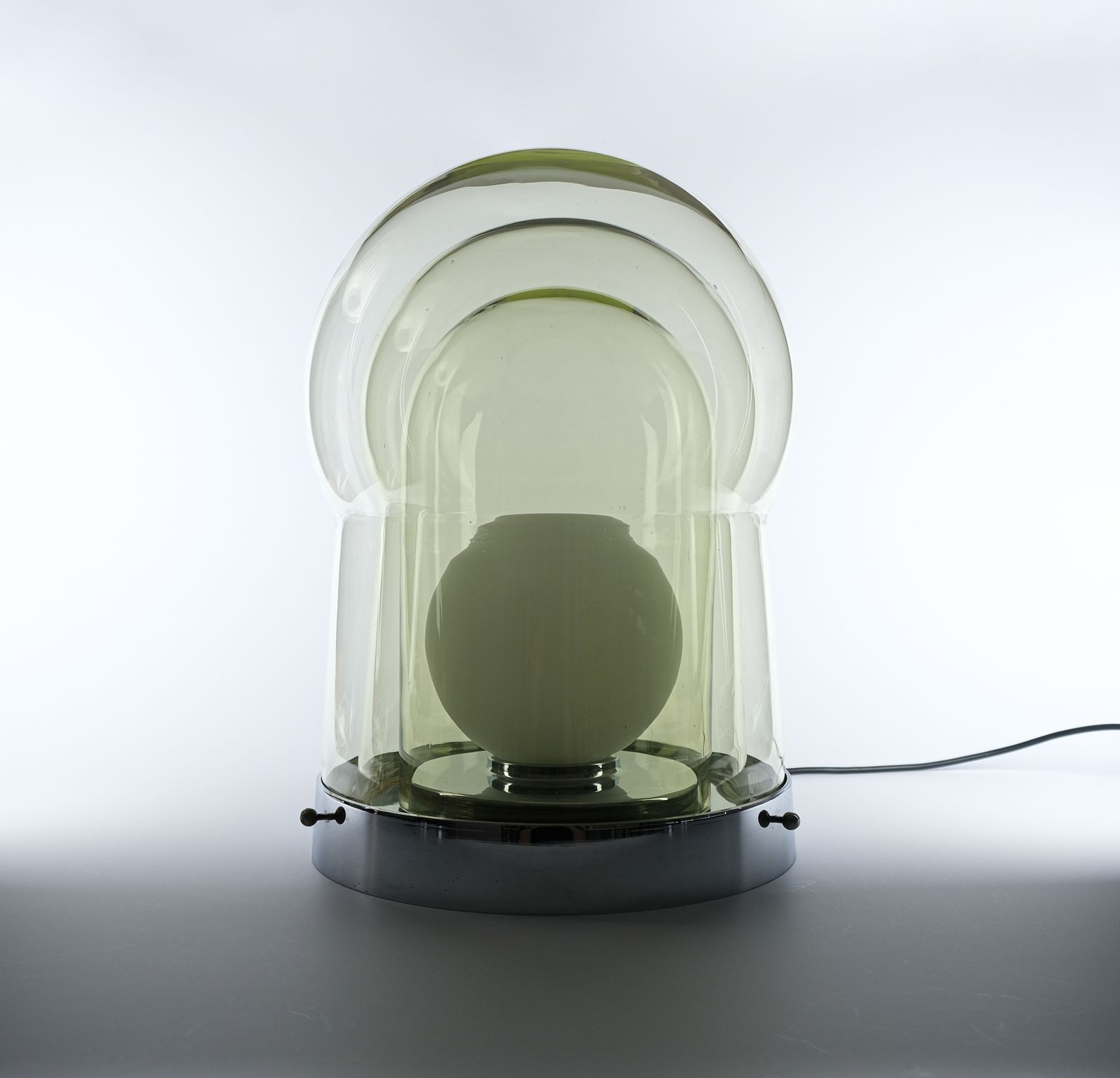 Mid Century Sergio Asti "Paracarro" Table Lamp For Bilumen, Italy 1972 photo for sale