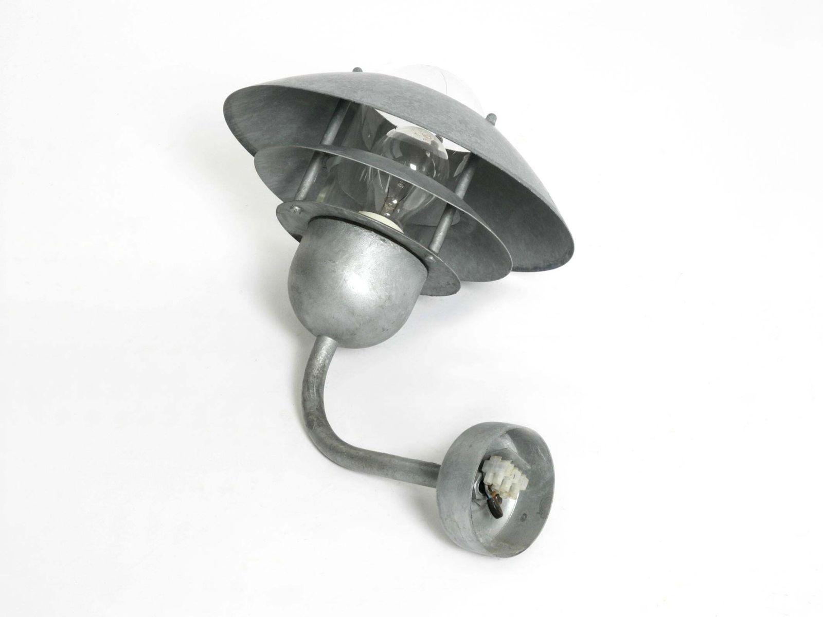photo furniture 1990s Danish Nordlux Outdoor Lamp Made Of Galvanized Steel And Glass Shade