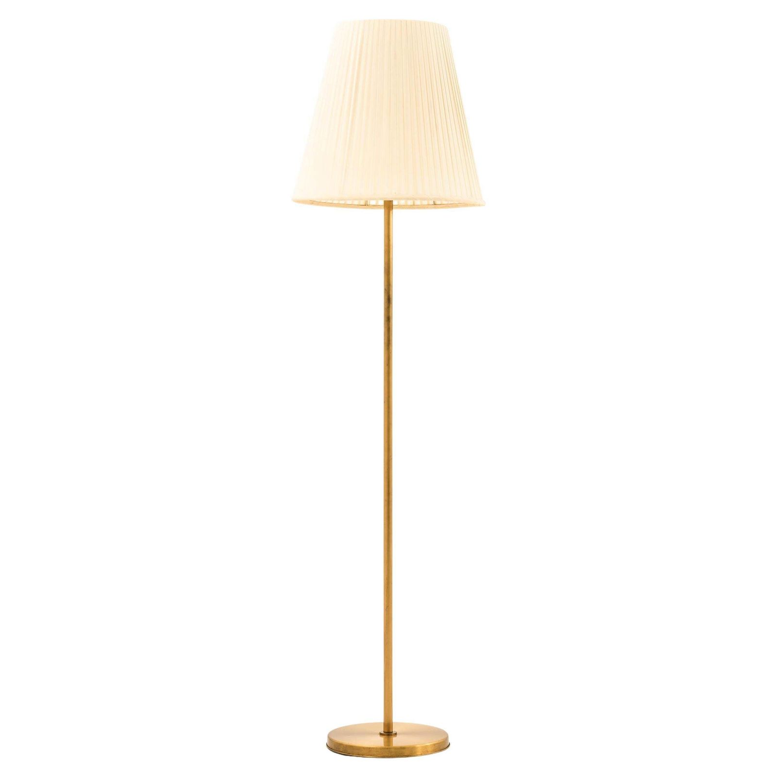 Floor Lamp In Brass And Glass By Bergboms, 1950s