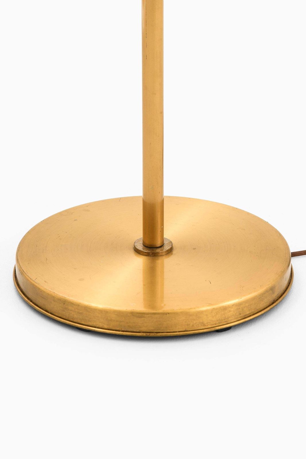 Floor Lamp In Brass And Glass By Bergboms, 1950s photo for sale