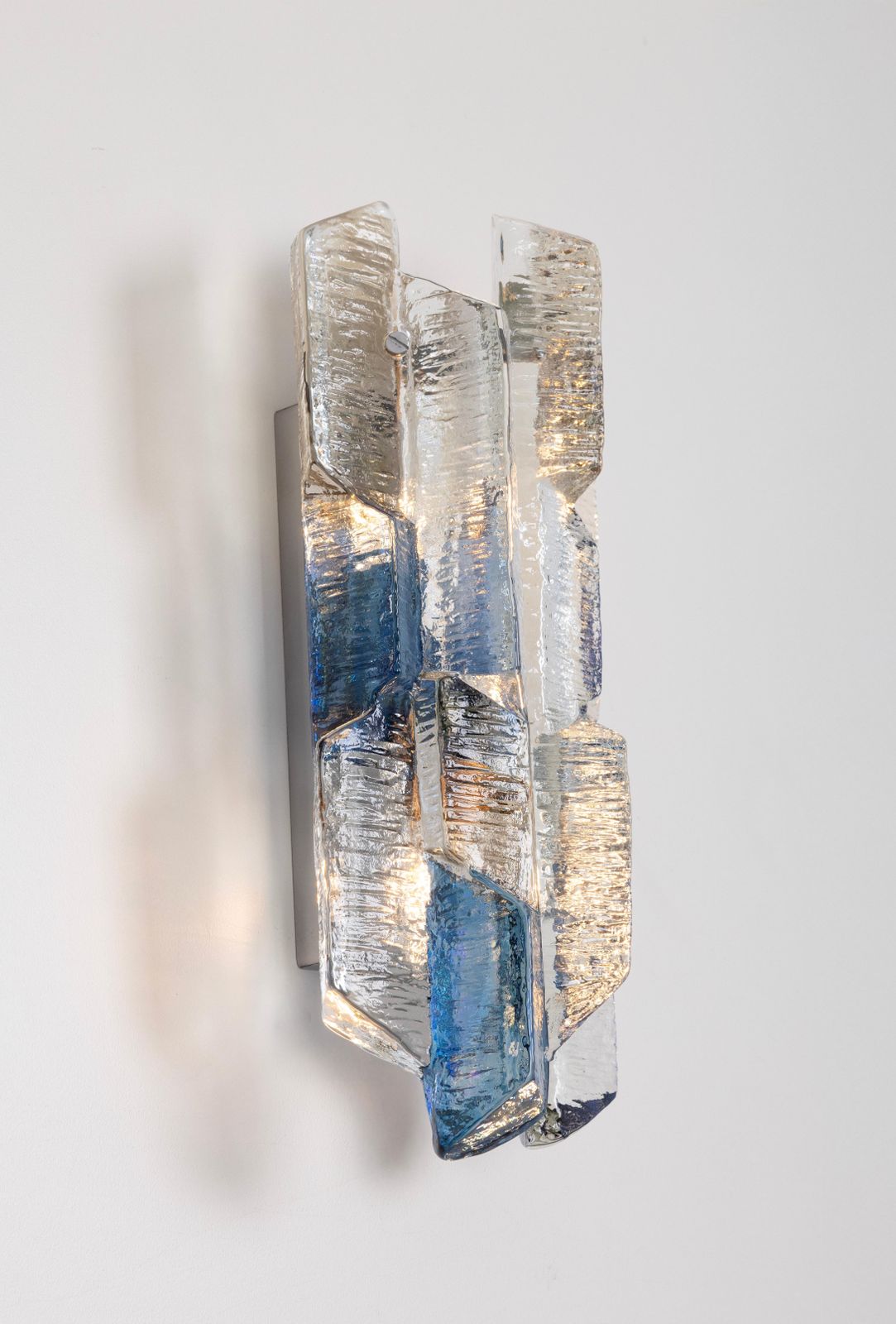 1 Of 2 Pairs Of Stunning Large Kalmar Sconces Wall Lights, Austria, 1970s photo for sale