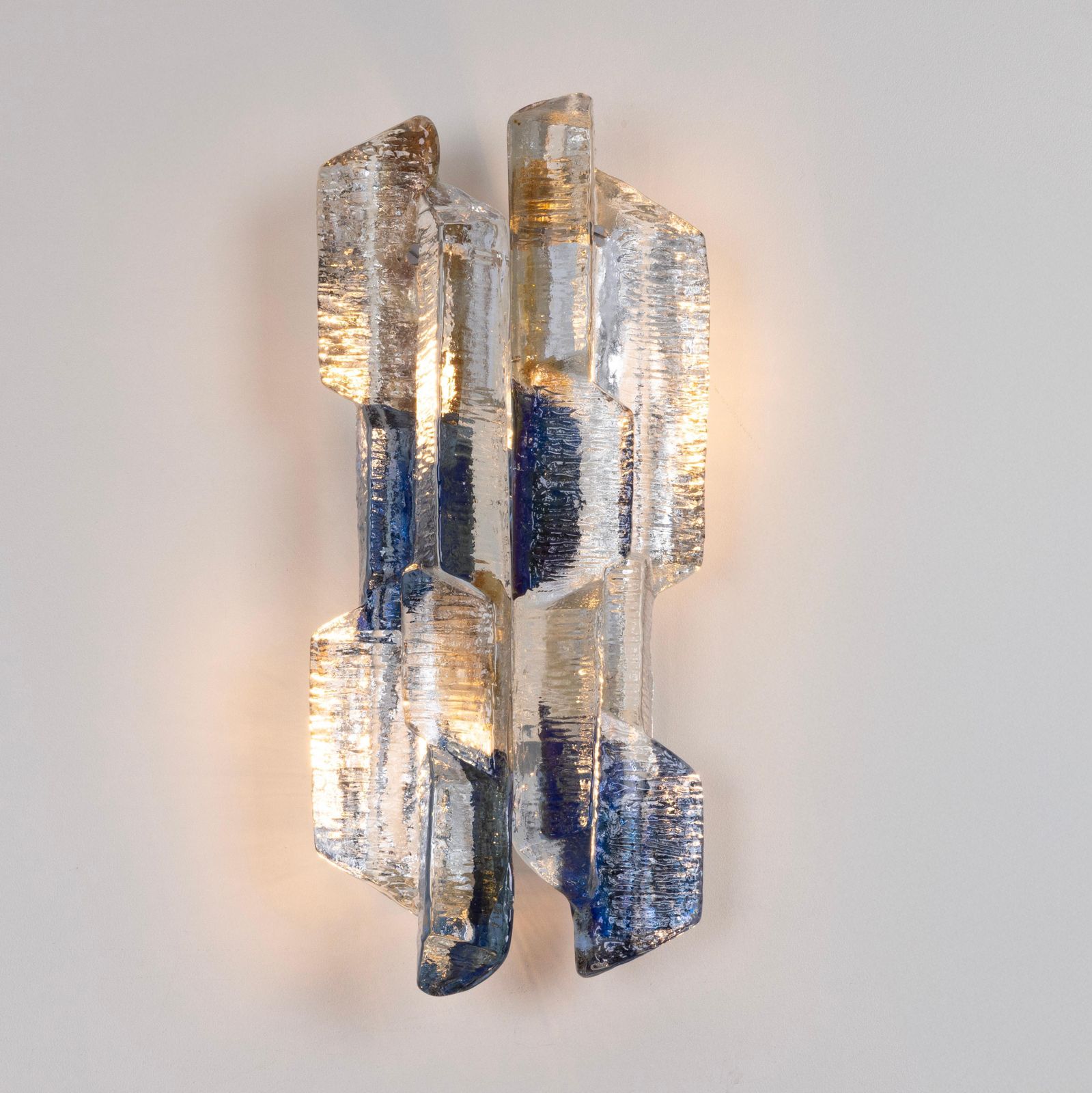 1 Of 2 Pairs Of Stunning Large Kalmar Sconces Wall Lights, Austria, 1970s photo vintage