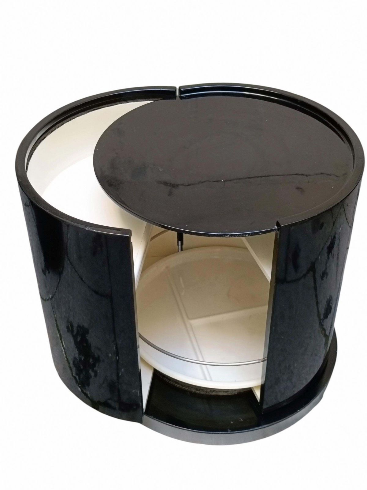 Willy Rizzo For Mario Sabot Pair Of Nightstands "Ghost," Italy 1970s photo 2509.0