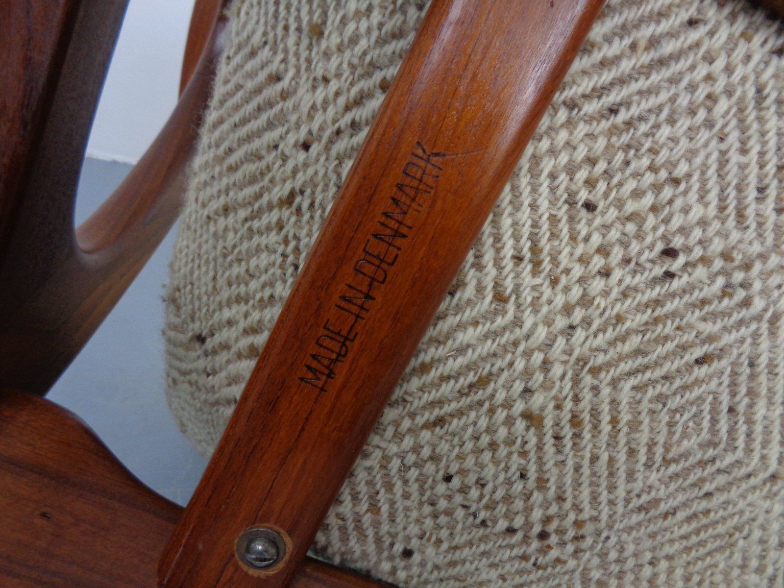 Teak Rocking Chair By Aage Christiansen For Erhardsen & Andersen, Denmark, 1960s photo Furniture