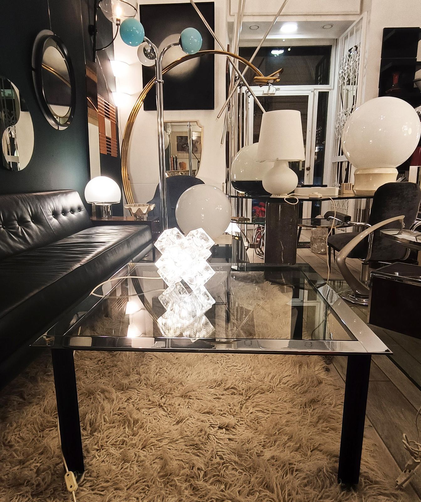 Luigi Caccia Dominioni For Azucena Square Coffee Table "Fasce," Italy 1960s photo 1298.0