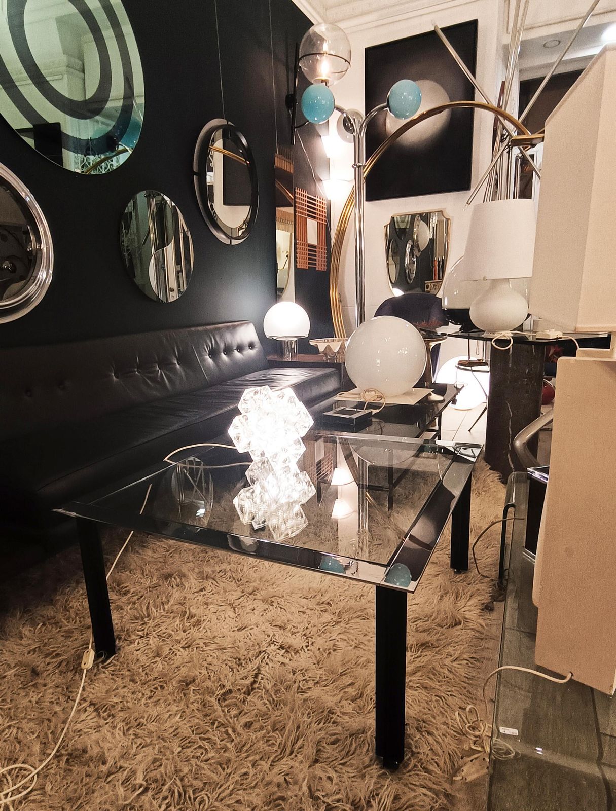 Luigi Caccia Dominioni For Azucena Square Coffee Table "Fasce," Italy 1960s photo buy