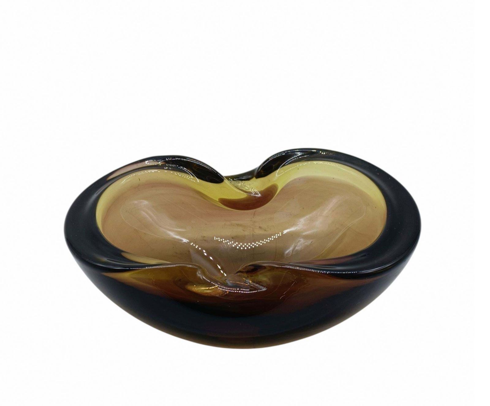 Flavio Poli Submerged Murano Glass Centerpiece, Italy 1960s photo for sale