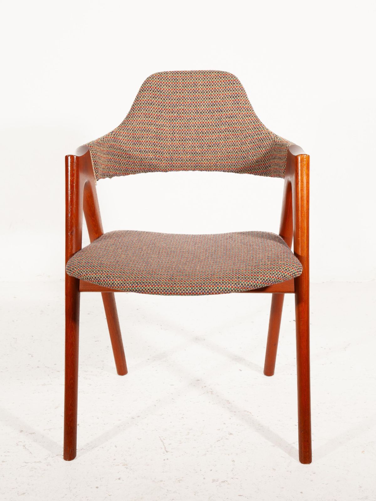Iconic Scandinavian Set Of Six Teak Dining Chairs By Kai Kristiansen, 1956 photo furniture
