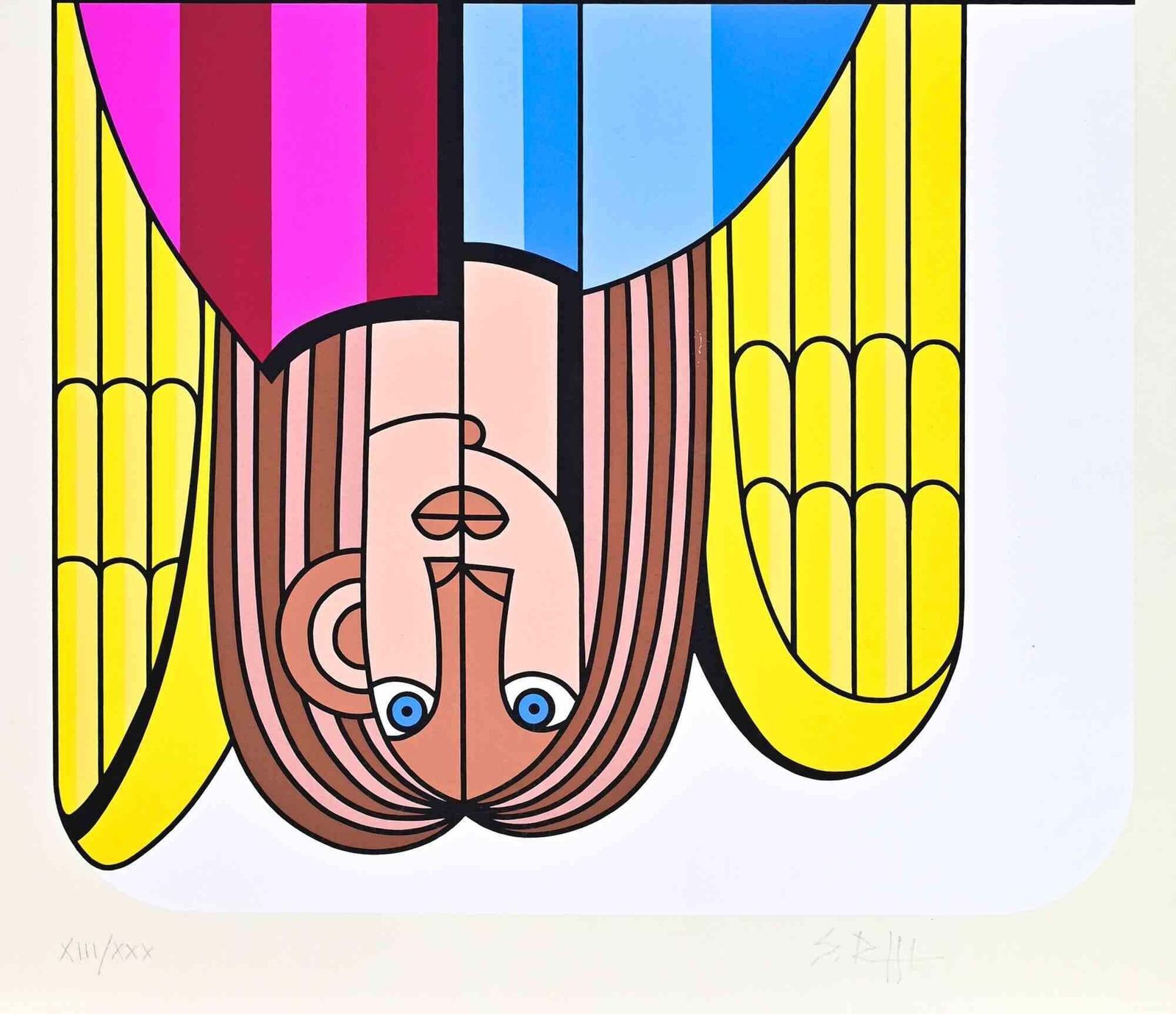 Sergio Ruffoloangel   Screenprint By Sergio Ruffolo   1970s1970s photo furniture