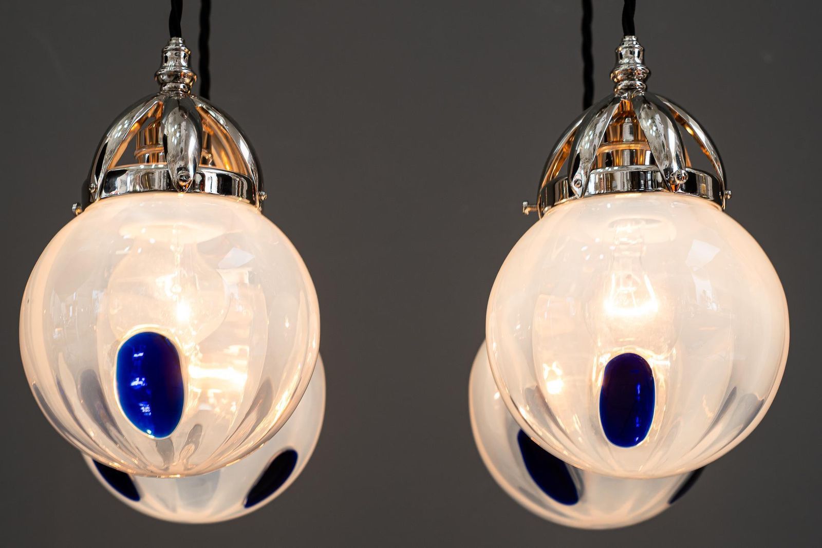 photo for sale Koloman Moser Attributed To Bakalowits & Sohne "Secession" Chandelier Ca. 1903