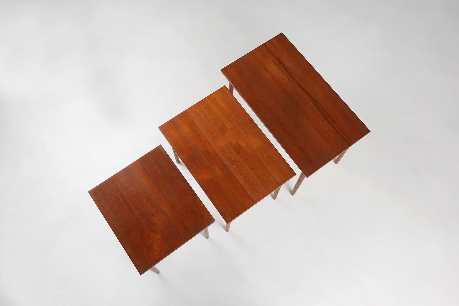 photo furniture Scandinavian Teak Nesting Tables, Denmark, 1960s, Set Of 3
