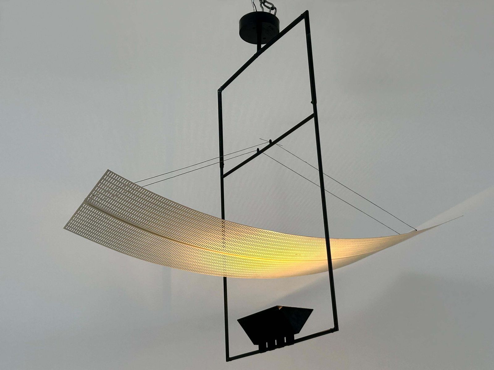 Rare Mario Botta Zefiro Chandelier Or Pendant Lamp For Artemide Italy 1980s photo Lighting