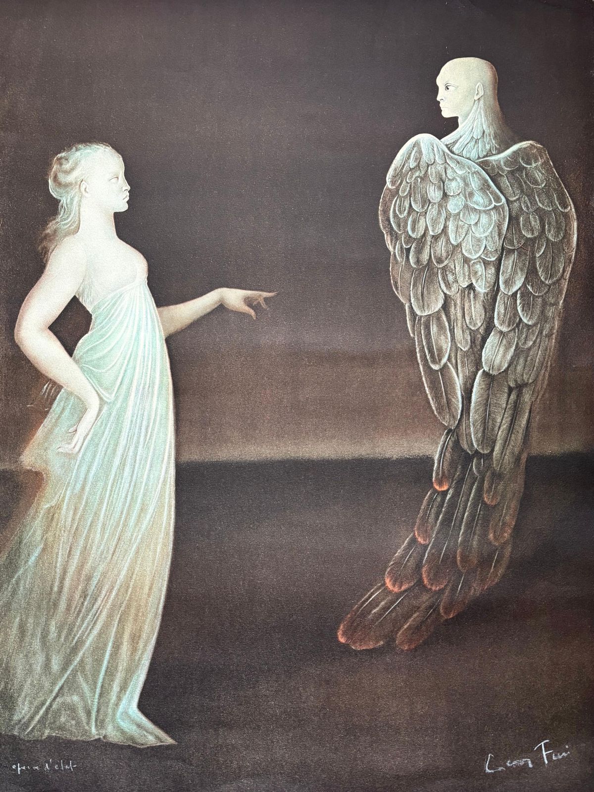 Leonor Finileonor Fini, Extrême Nuit, Rare Lithograph On Wove Paper, 19801980