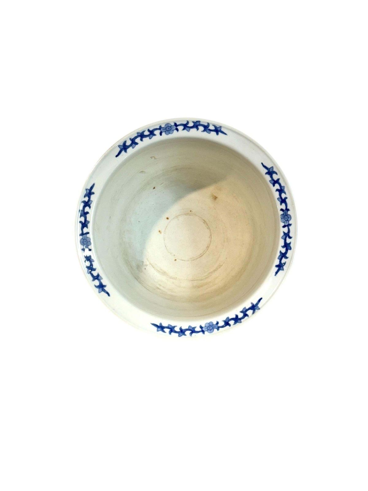photo furniture Chinese Blue & White Porcelain Jardinière With Carp, Circa 1900