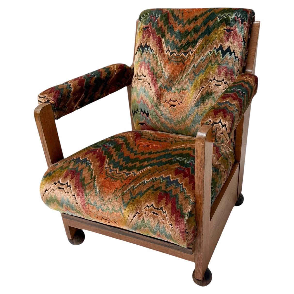 Art Deco Amsterdamse School Lounge Chair By Max Coini, 1920s