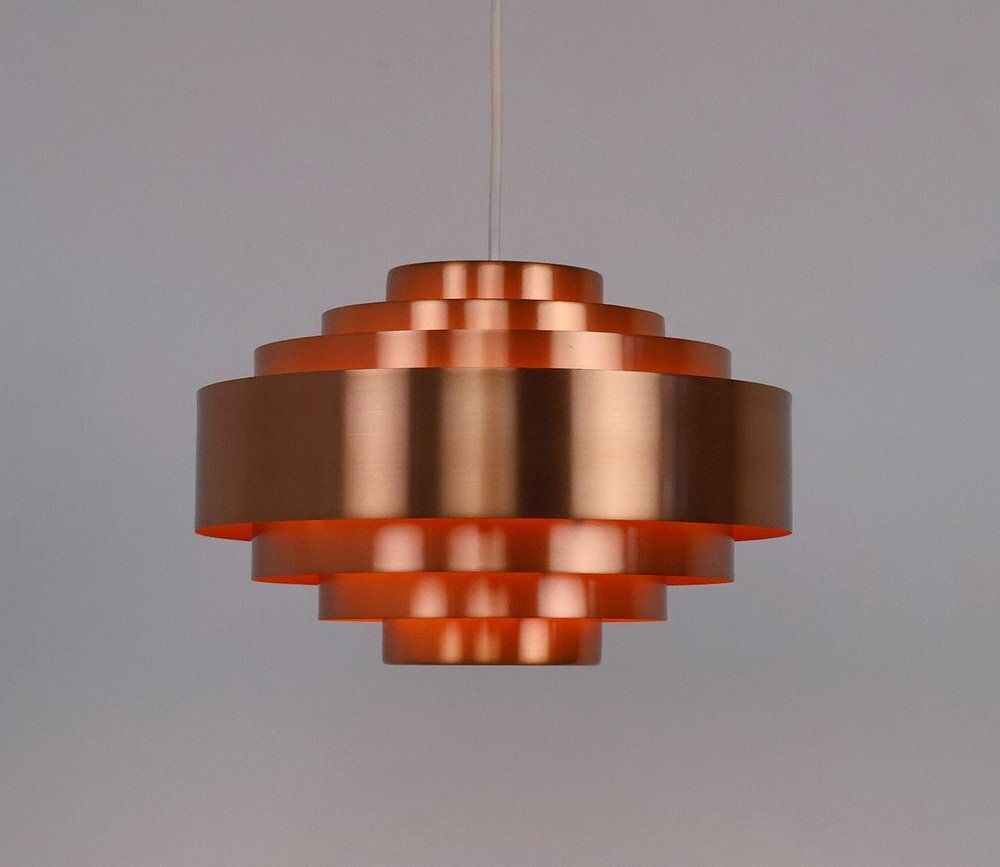 Ultra Pendant Lamp In Copper By Jo Hammerborg For Fog & Mørup, 1960s photo 929.0