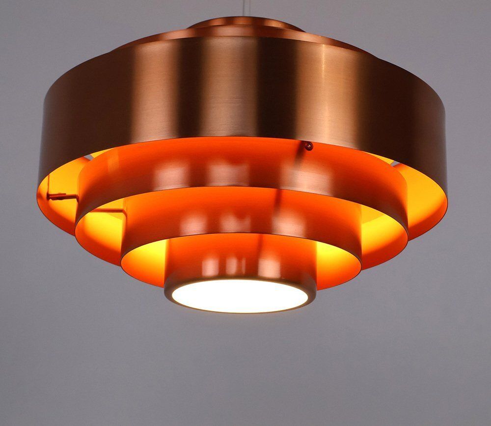 Ultra Pendant Lamp In Copper By Jo Hammerborg For Fog & Mørup, 1960s photo buy