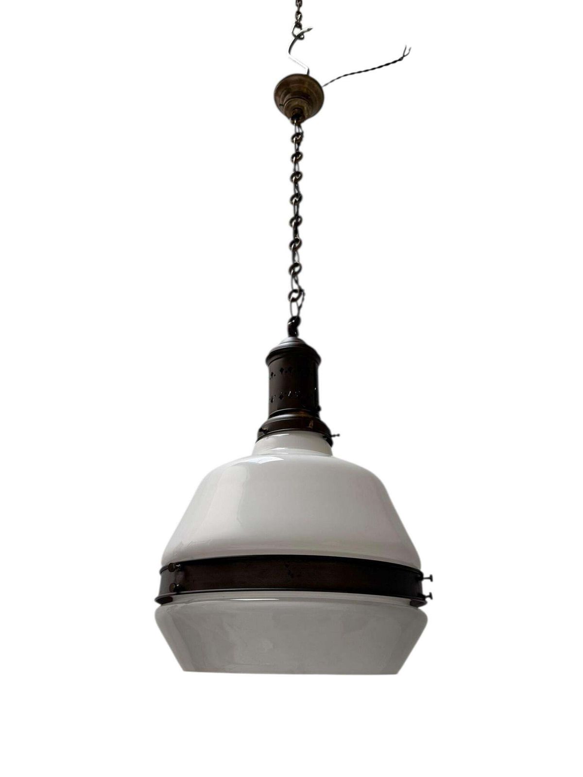 Arts & Crafts Pendant Lamp In The Style Of Peter Behrens, 1900s photo for sale