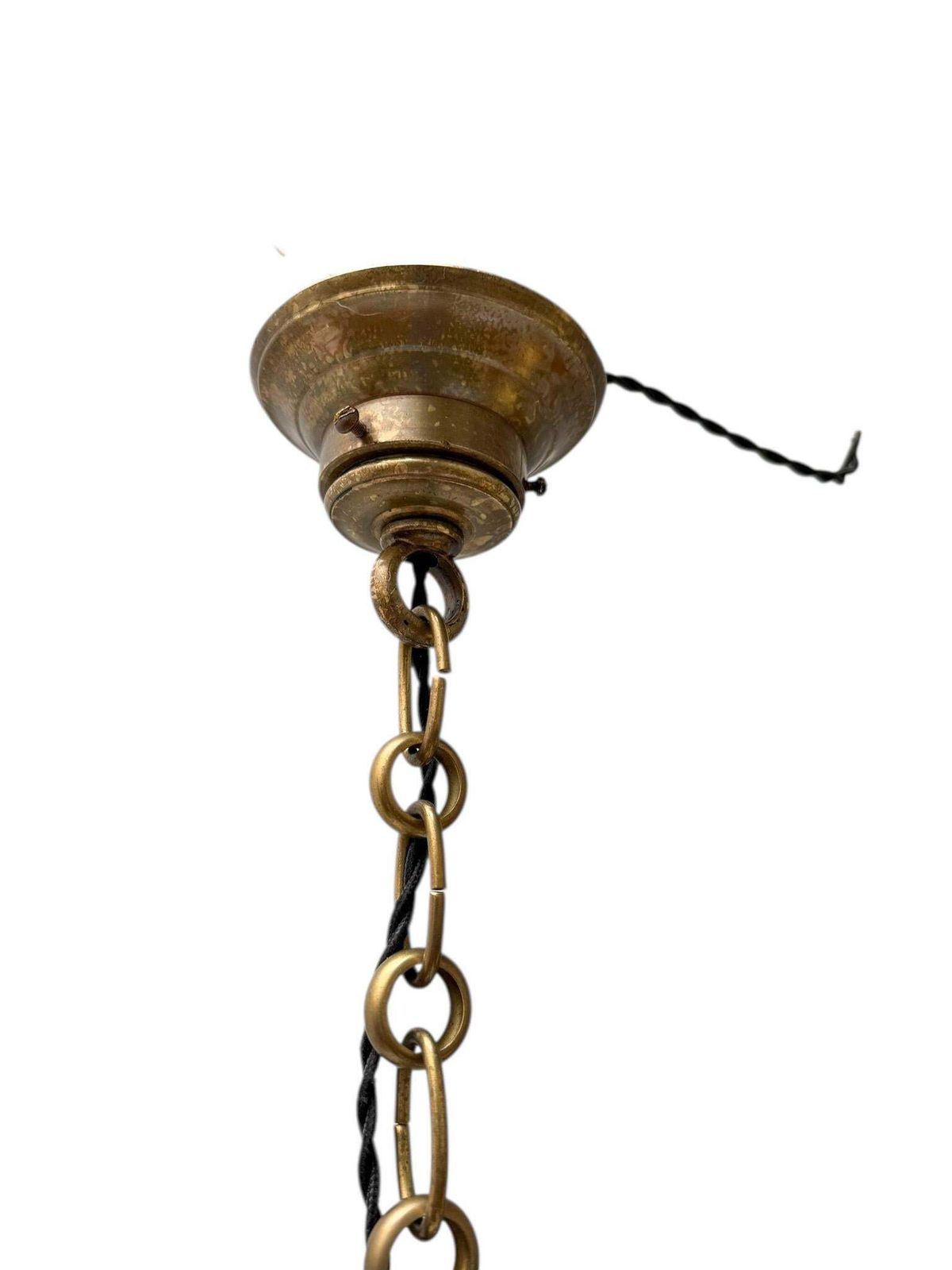 Arts & Crafts Pendant Lamp In The Style Of Peter Behrens, 1900s photo vinterior