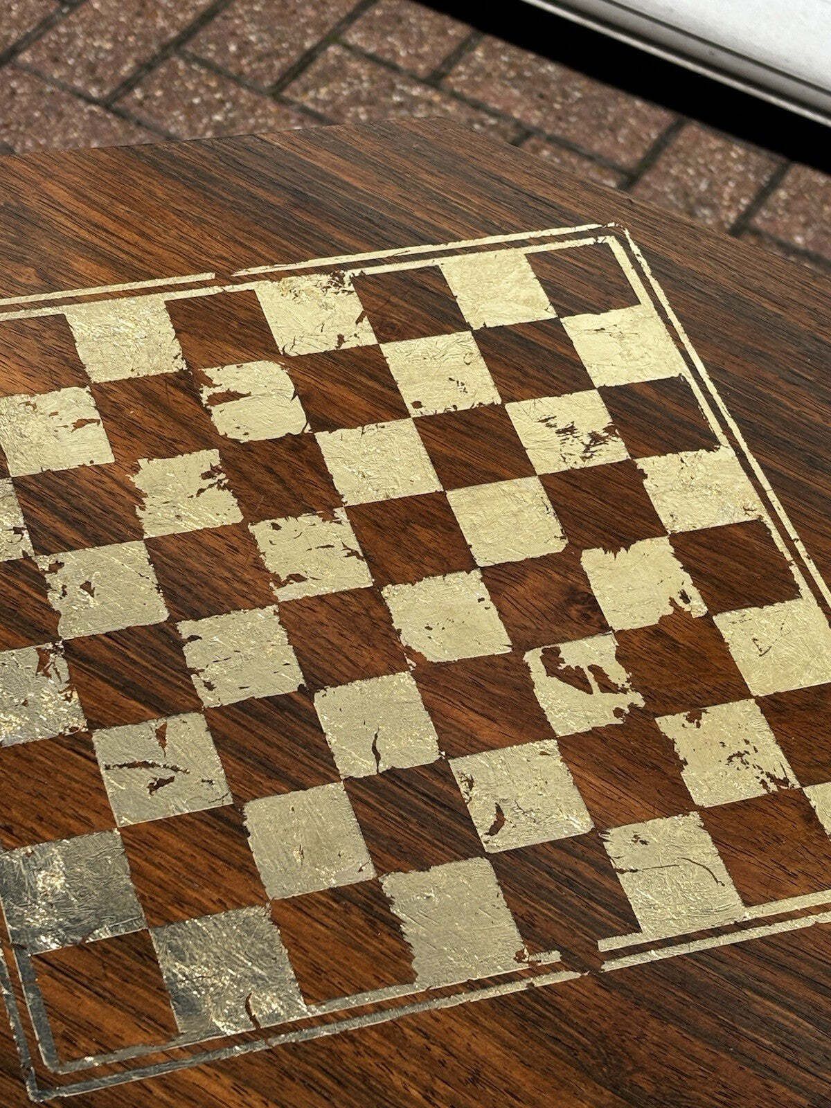 Victorian Mahogany Chess Table & Work Box photo buy